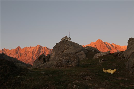 Sunset : This shot was taken at the time of Sunset and the whole atmosphere became red and remained for couple of minutes only.