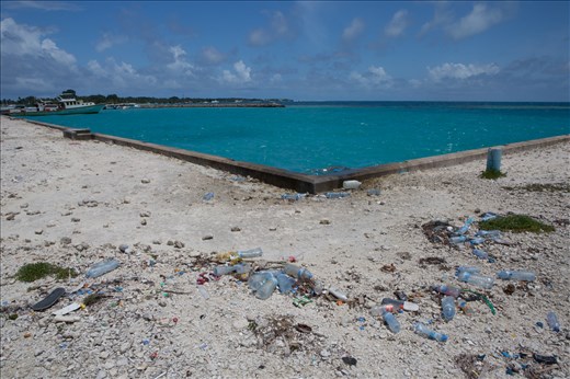 quay and sea full of junks