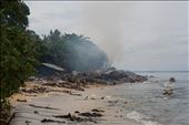 Rubbish burning in a dump on the beachside: by tropicalhell, Views[255]