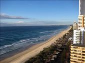Surfers Paradise & Beautiful Gold Coast. I fell in love with an Aussie boy and went all the way there to visit him and his beautiful country. We traveled quite a bit. As soon as I arrived to Queensland, I fell in love with this state. We stayed in a nice appartment located in front of the beach and that is how I could take this shot...it was 7am.: by trotamundos_2202, Views[640]