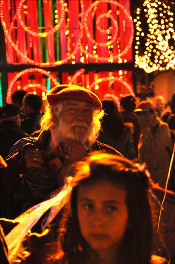   historian grandfather, entertains Christmas night in exchange for a little mone