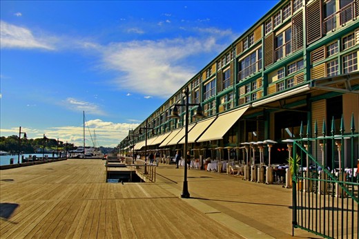 Jones Bay Wharf in Wooloomooloo (Sydney)