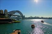 Boats headed toward Harbour Bridge: by ttdawgtt, Views[347]