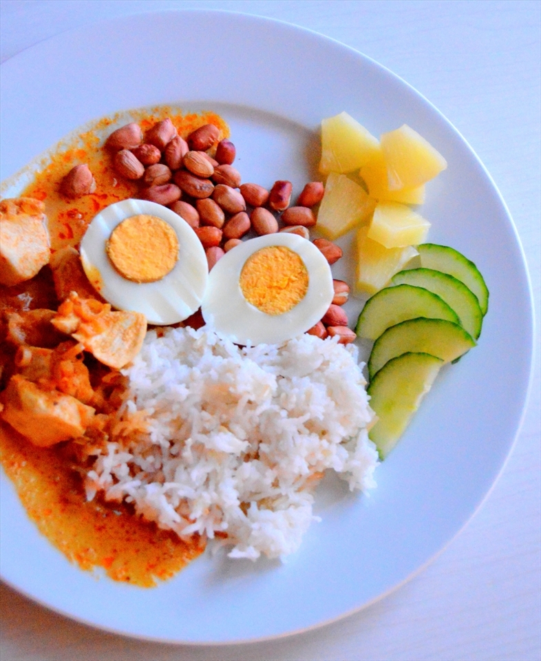 Final product, Nasi Lemak