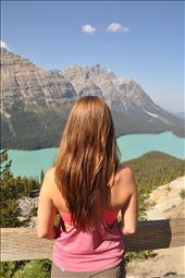 Overlooking the beautiful Peyto Lake on my honeymoon.: by twowanderingsoles, Views[239]