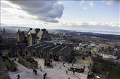 Edinburgh Castle - Old to new.
A view out over the yard of Edinburgh castle, the new city and beyond to snow capped peaks: by tynanfairhall, Views[533]