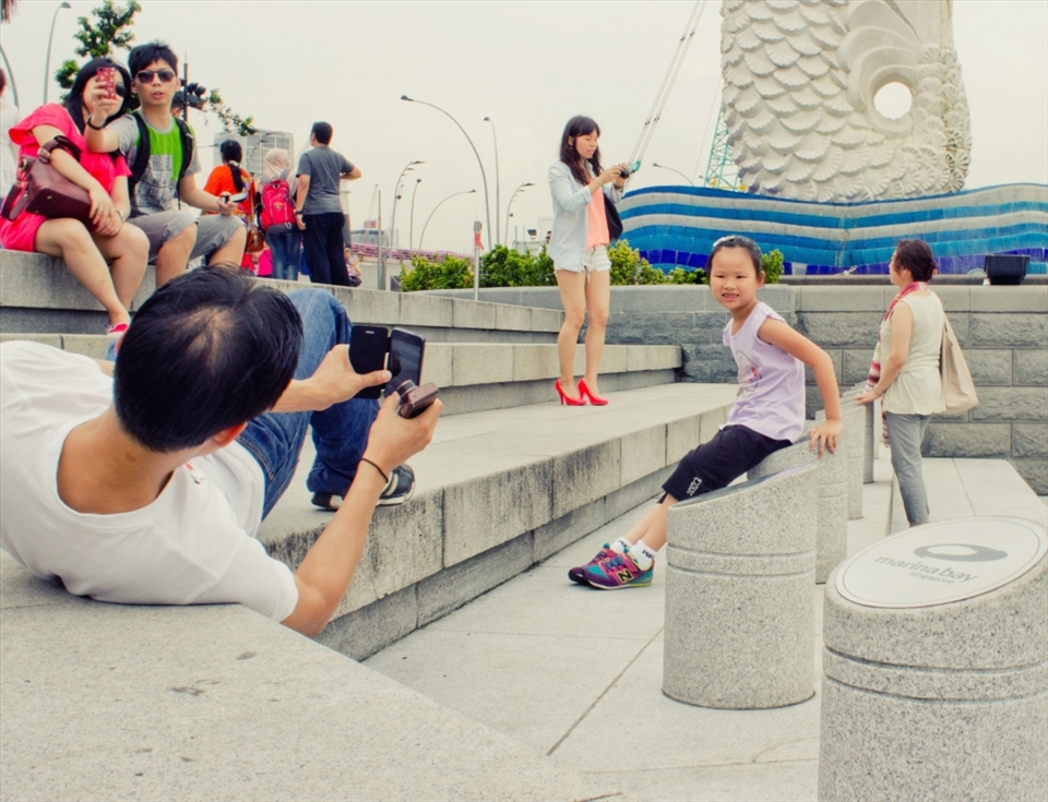 Sometimes, we find love in clicking the world,
