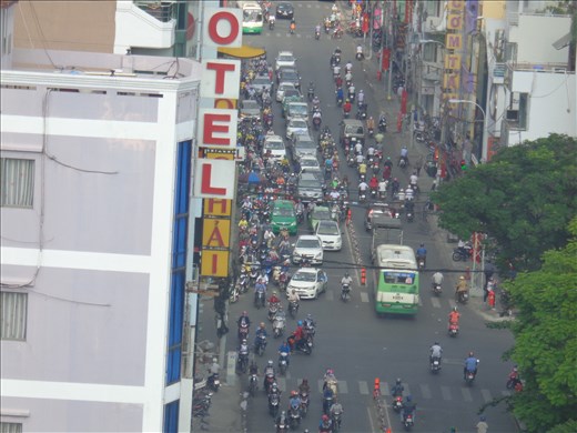Street scene from our room