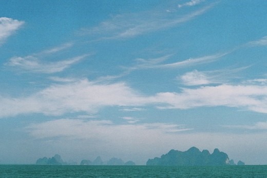 From the sea, the mountains rise.