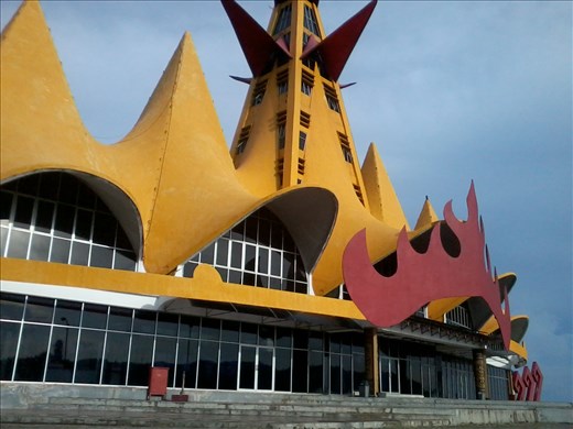 Menara Siger (Siger Tower) will welcome you when you reached Lampung.