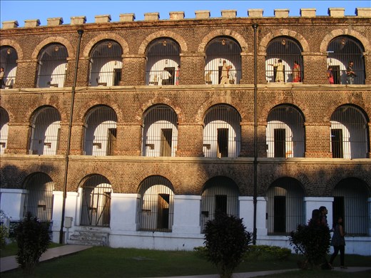 Surrounded by sea this jail had enough room for sadness. 693 rooms. 