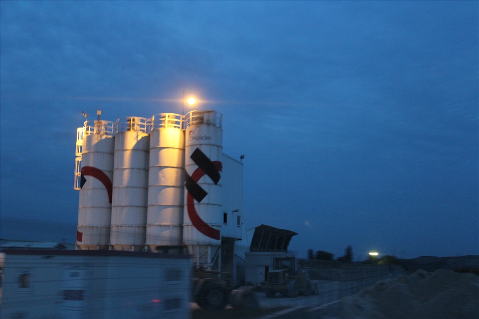 Night Light: the economic potential of Romania's farm lands and natural energy supplies permeate sparse autumn landscapes.