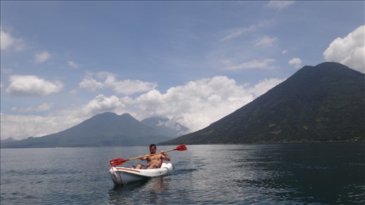 Lago De Atitlan, Kayaking the massive lake (Guatemala)