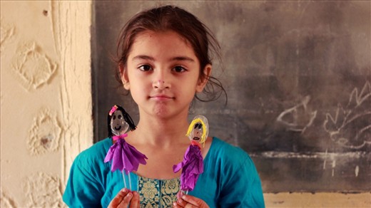 Ths is Fatima, one of the many girls in the government run school in Gizri, Karachi. Having completed a doll made on a spoon, she was more than eager to have a picture with her accomplishment. I loved how her dolls had contrasting characteristics and emotions.