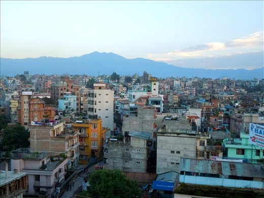 The city of Kathmandu. It's not always so beautiful, but it certainly has character.