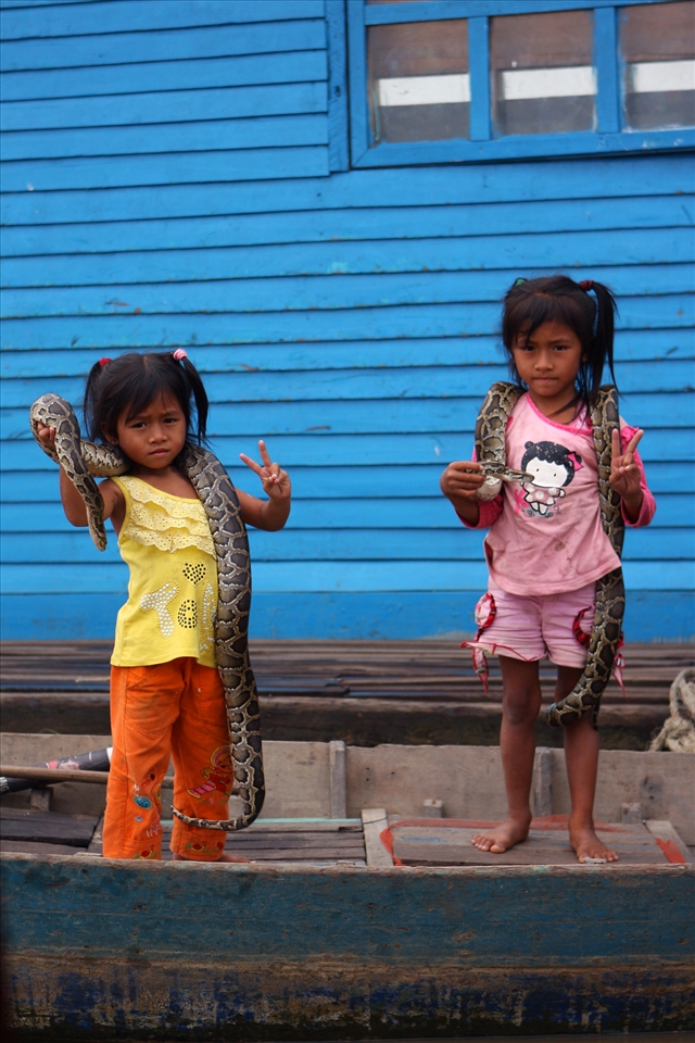 Children are hard at work