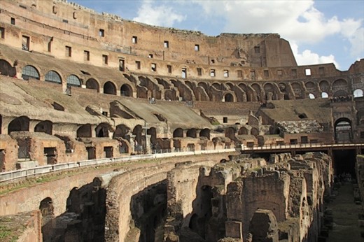 Colosseum without snow, November