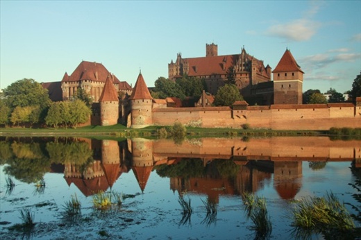 Sunset, Malbork Castle