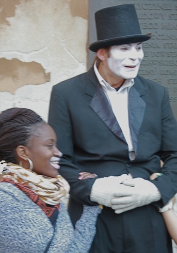 A good reason not to kiss a mime, New Town