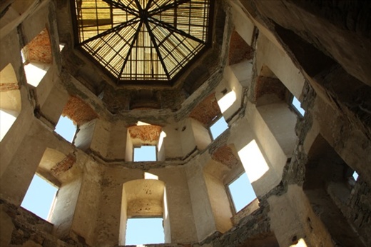 One of 4 towers, Krzyztopor Castle 