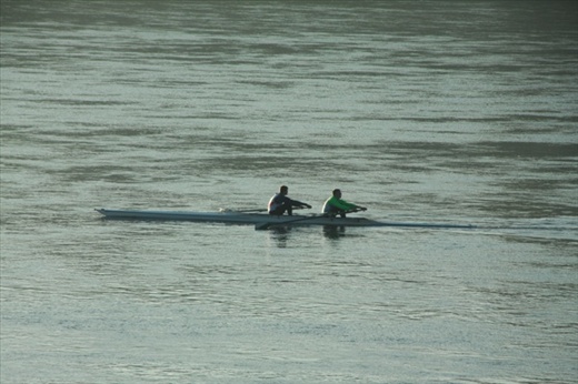 Morning row on the Vistula, Torun