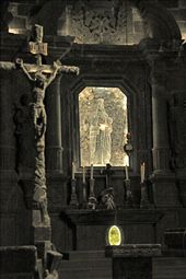 Underground chapel of salt, Wieliczka Salt Mine: by vagabonds, Views[1810]