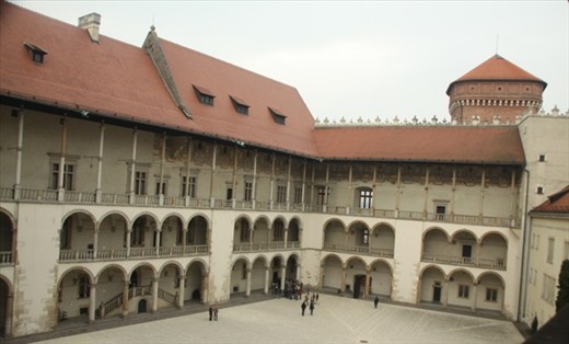 Wawel Castle courtyard