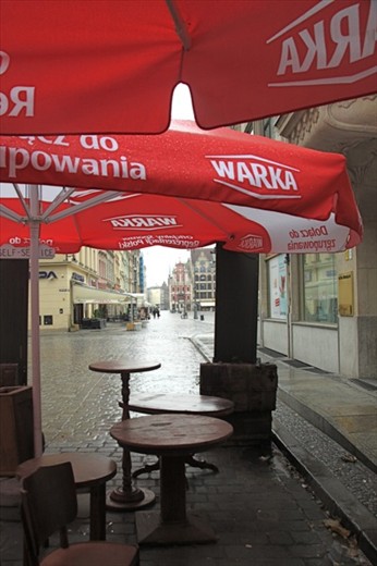 Shelter from the storm, Old Town Wroclaw