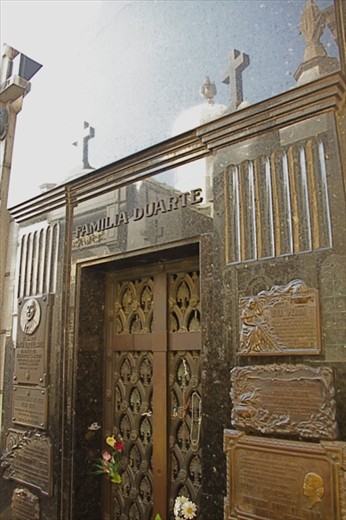 The Duarte shrine, Recoleta Cemetery