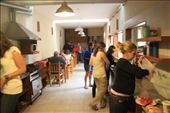 Bustling kitchen, El Gualicho Hostel: by vagabonds, Views[642]