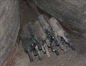 Dusty wine bottles, good wine, Maipu: by vagabonds, Views[1659]