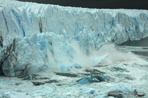 Calving glacier, Glacier National Park, El Calafate