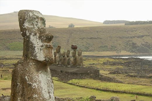 Moai at Ahu Tongariki, Easter Island