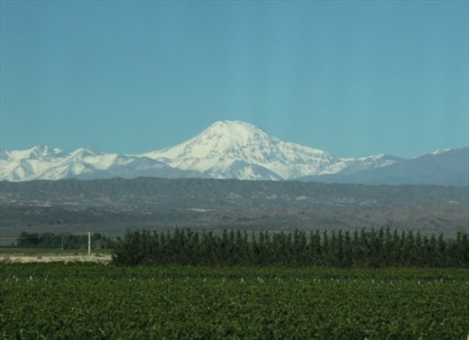 Aconcagua from the bus