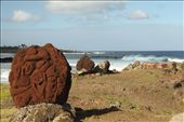 Carvings near Hanga Roa, Easter island: by vagabonds, Views[671]