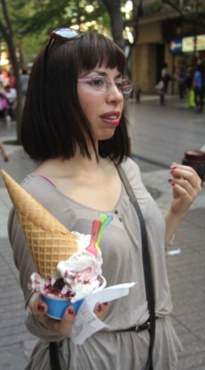 Helado, ice cream to you Gringos, Santiago