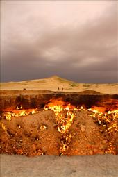 Sunset at Darwaza Gas Crater: by vagabonds3, Views[539]