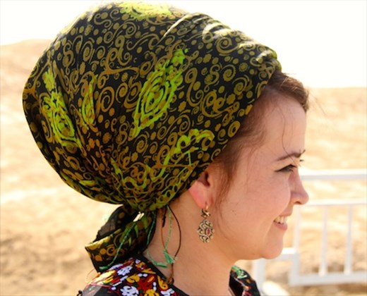 Turkmen turban