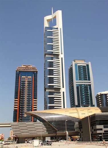 Metro station, Dubai