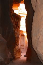 The Treasury from the Siq, Petra: by vagabonds3, Views[389]