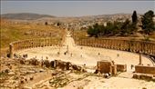 Oval Plaza and the Cardo, Jerash: by vagabonds3, Views[398]