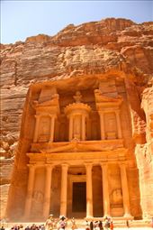 Afternoon sunlight on Treasury, Petra: by vagabonds3, Views[373]