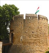 Barbican and Hungarian flag, Pecs: by vagabonds3, Views[418]
