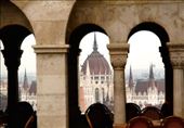 Parliament from Fisherman's Bastion, Budapest: by vagabonds3, Views[337]