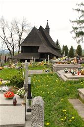 Wooden church of Dreveny from cemetery: by vagabonds3, Views[433]