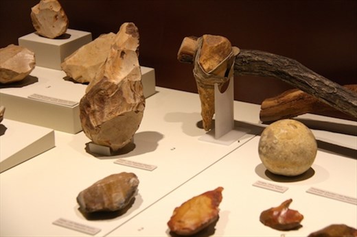 Paleolithic artifacts, Archeological Museum, Ankara