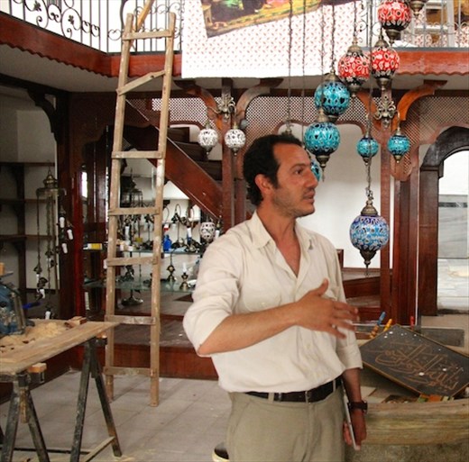 Artist, restorer and new friend, Yunus