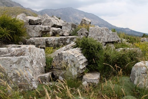 Roman columns, Sagalossos