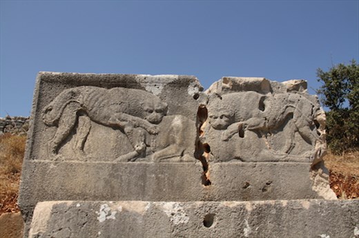 Lion relief, Xanthos
