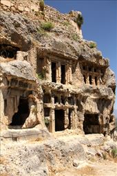 Stone carved tombs, Tlos: by vagabonds3, Views[206]